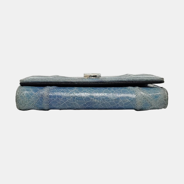 Authenticated pre-owned  Diorama Calfskin Blue Wallet - Wallet at Looply