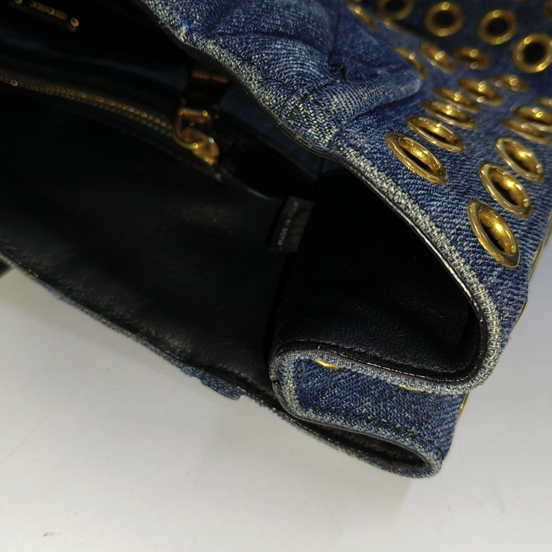 Zipper Wallet Denim Blue