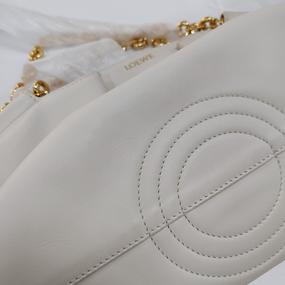 Paseo Small Calfskin White