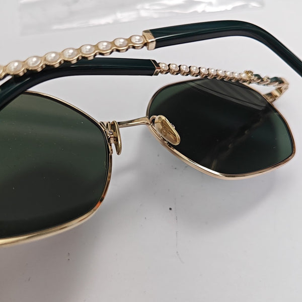 Metal Sunglasses Green
