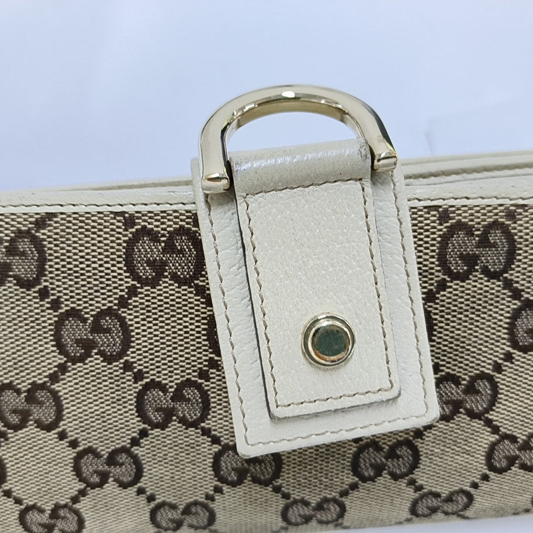 Monogram Canvas Wallet Beige