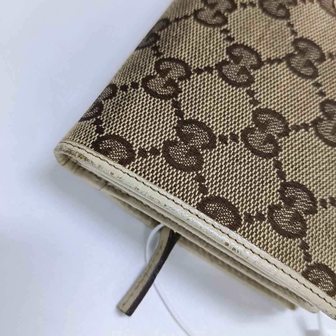 Monogram Canvas Wallet Beige