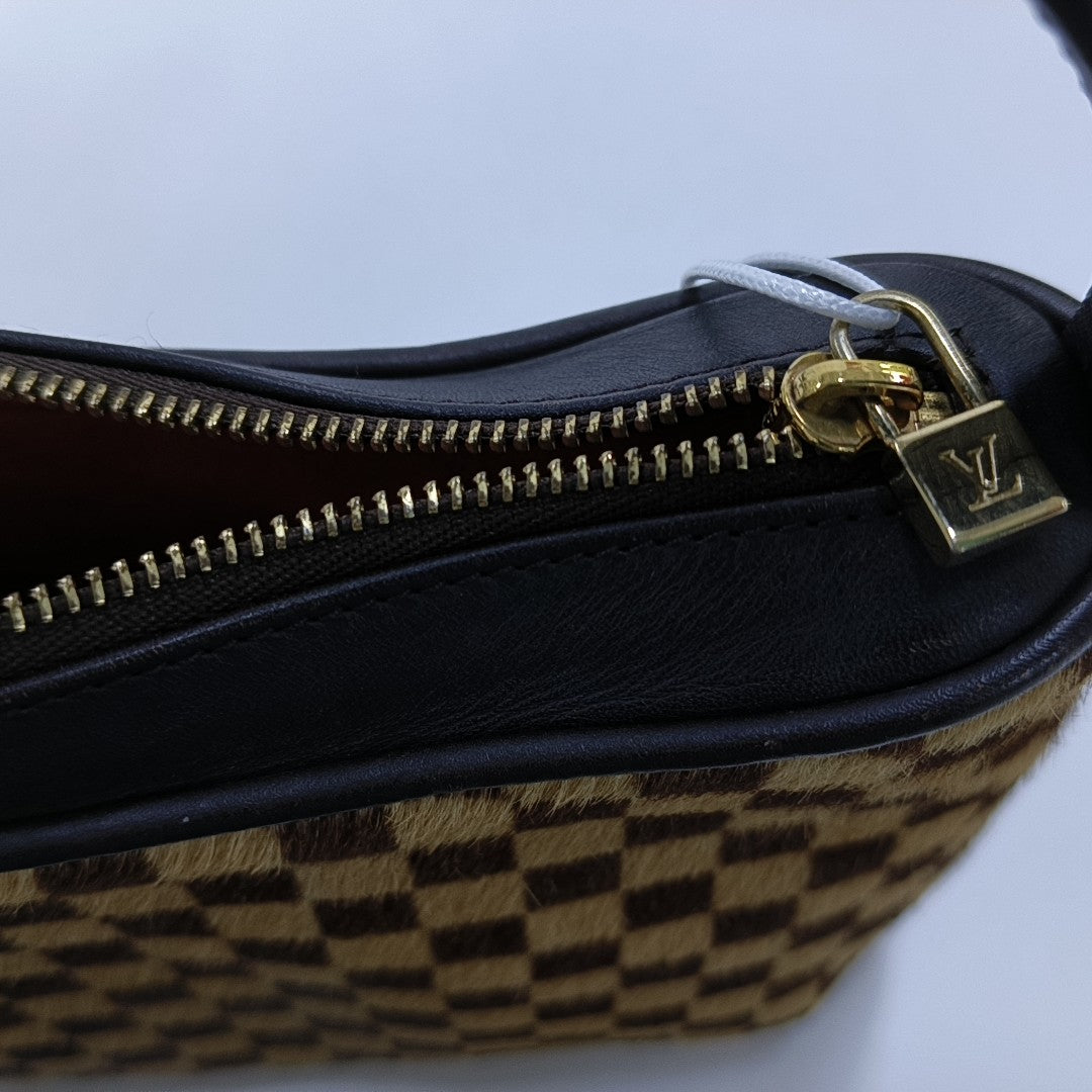 TIGRE Damier Ebene Horsehair Brown