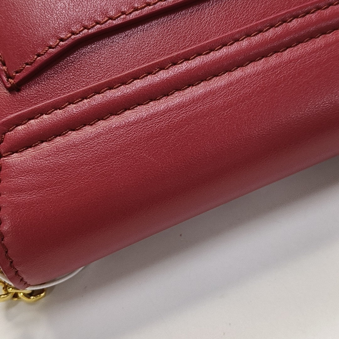 Chloé C Calfskin Red