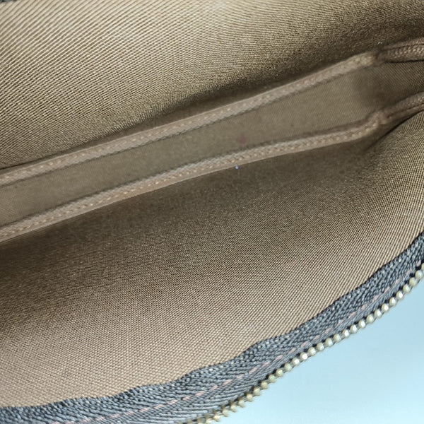 ACCESSOIRES Monogram Coated Canvas Brown