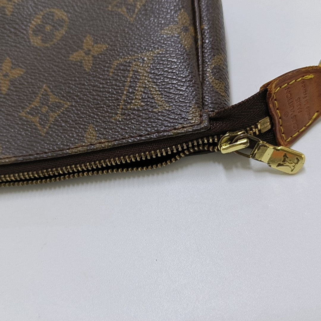 ACCESSOIRES Monogram Coated Canvas Brown