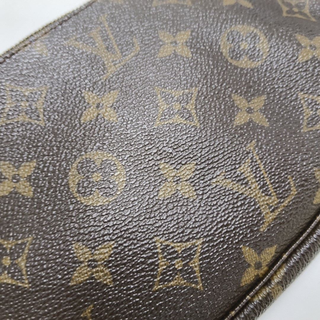 ACCESSOIRES Monogram Coated Canvas Brown