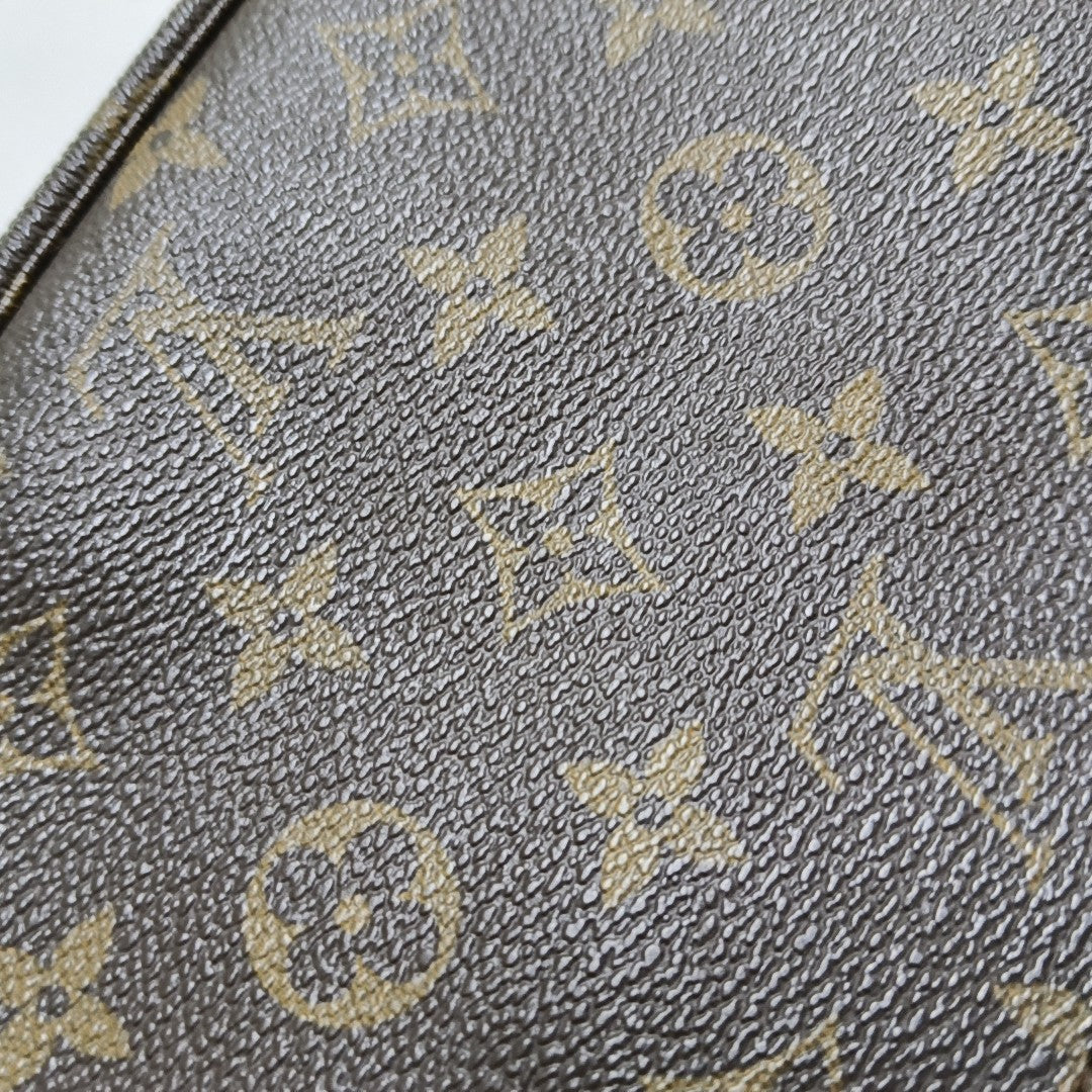 ACCESSOIRES Monogram Coated Canvas Brown