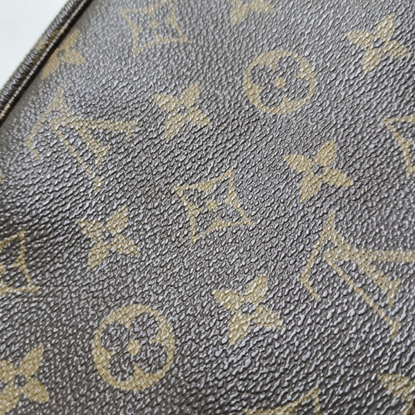 ACCESSOIRES Monogram Coated Canvas Brown