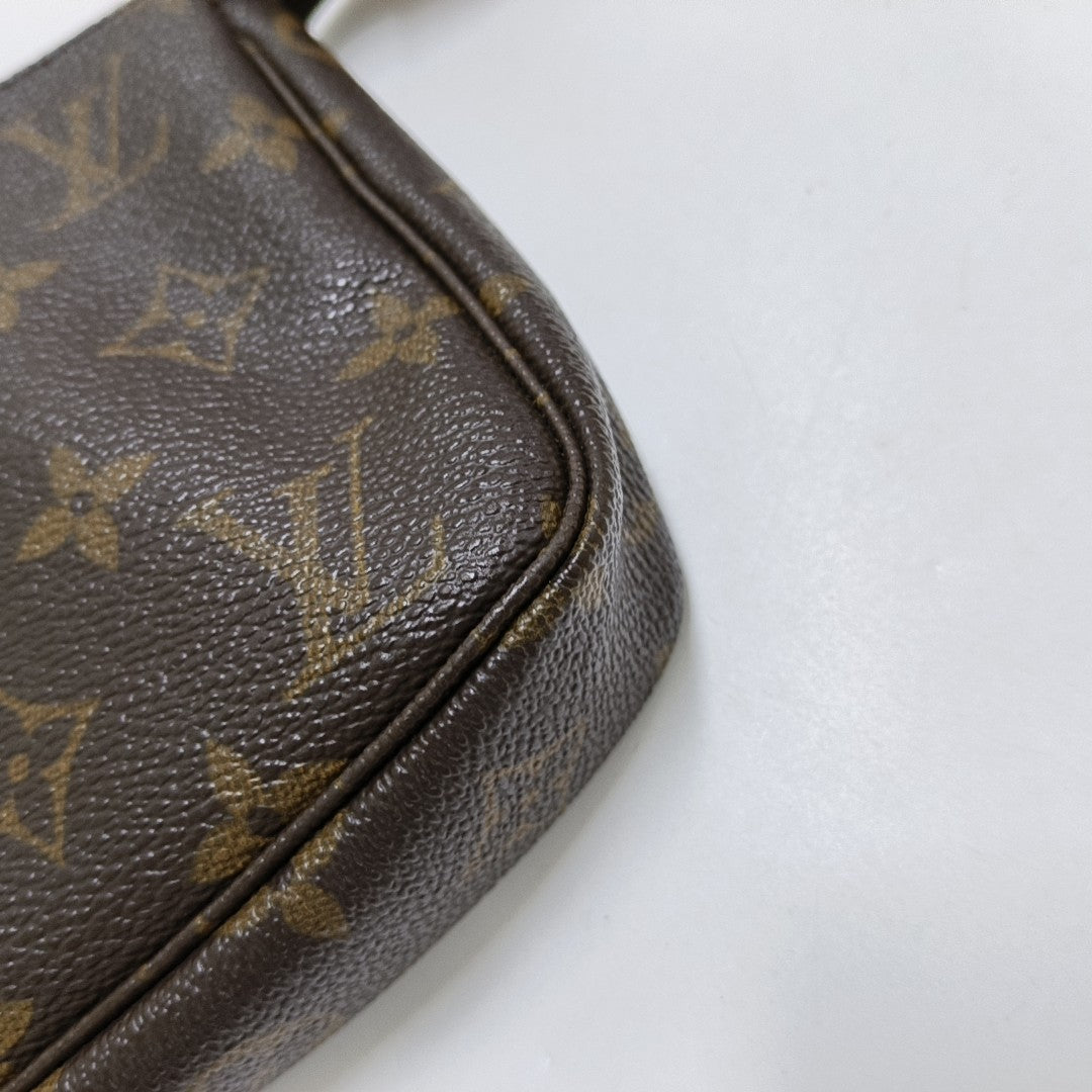 ACCESSOIRES Monogram Coated Canvas Brown