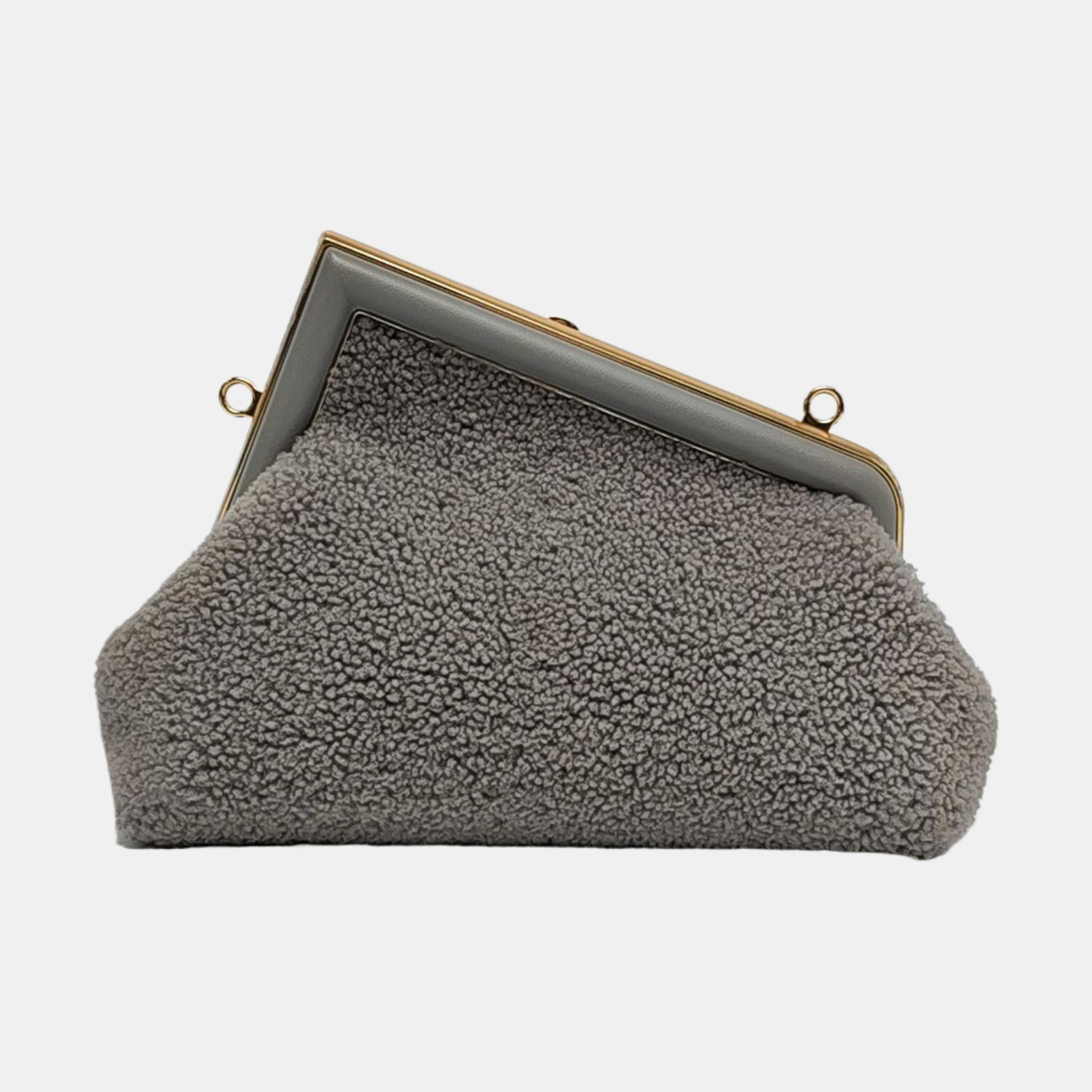 Authenticated pre-owned  First Small Sheepskin Gray - Handbags at Looply