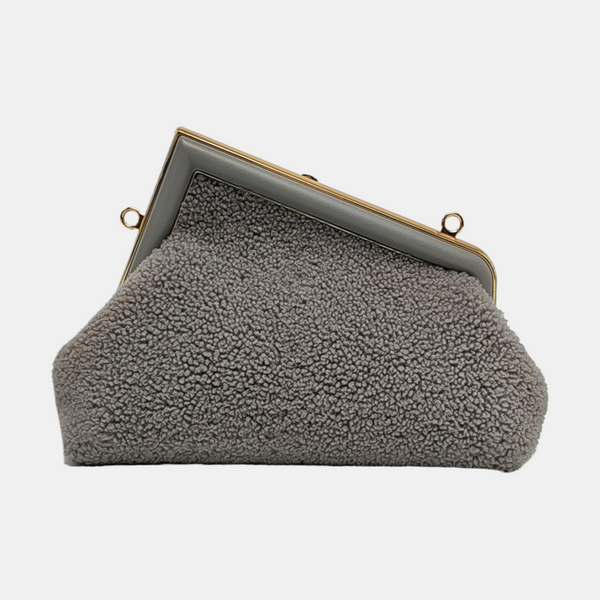 Authenticated pre-owned  First Small Sheepskin Gray - Handbags at Looply