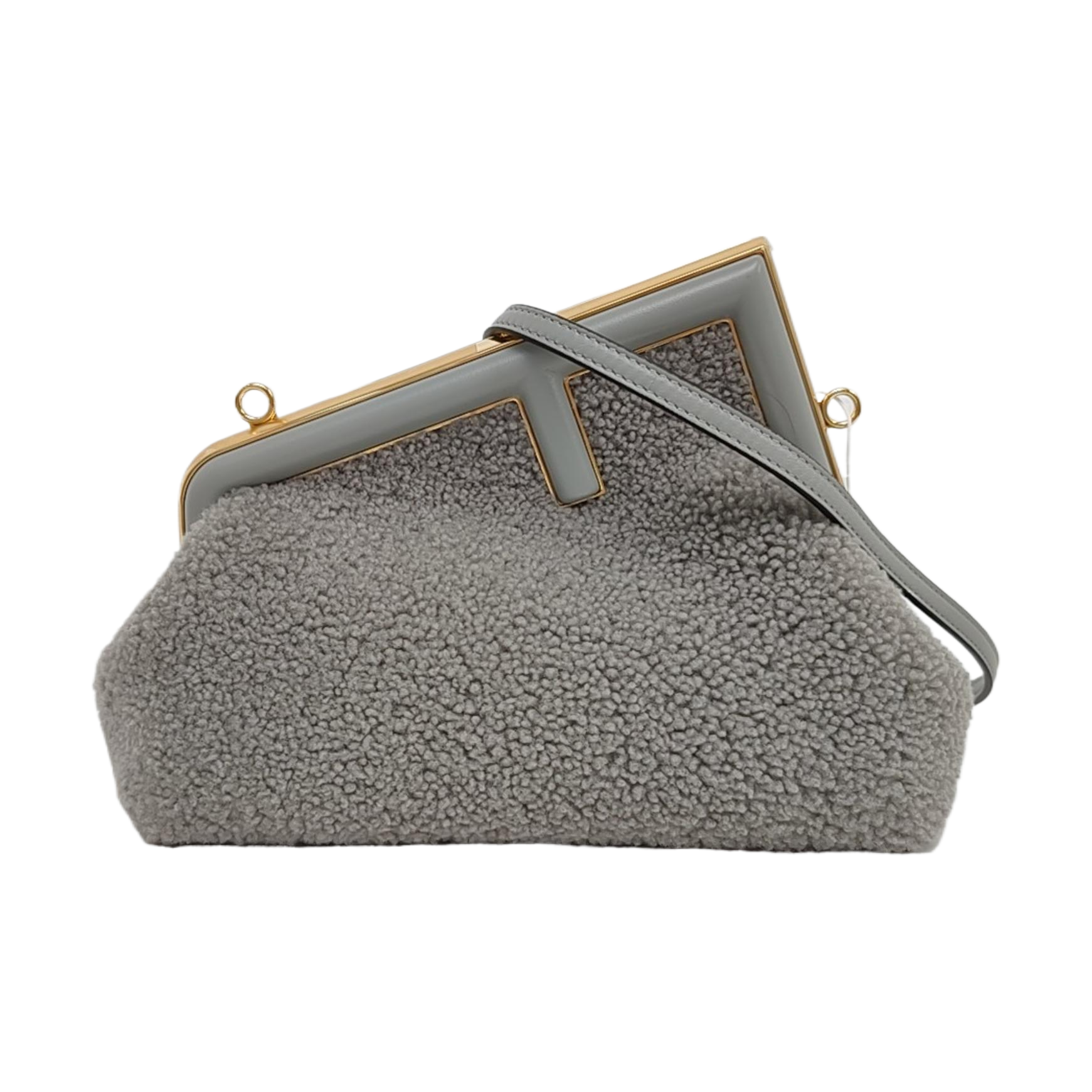 Authenticated pre-owned  First Small Sheepskin Gray - Handbags at Looply