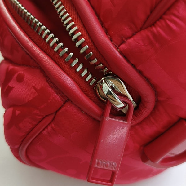 Dior By Erl Dior Lingot Quilted Fabric Red