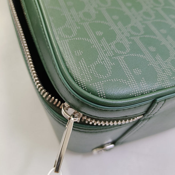 World Tour Large Calfskin Green