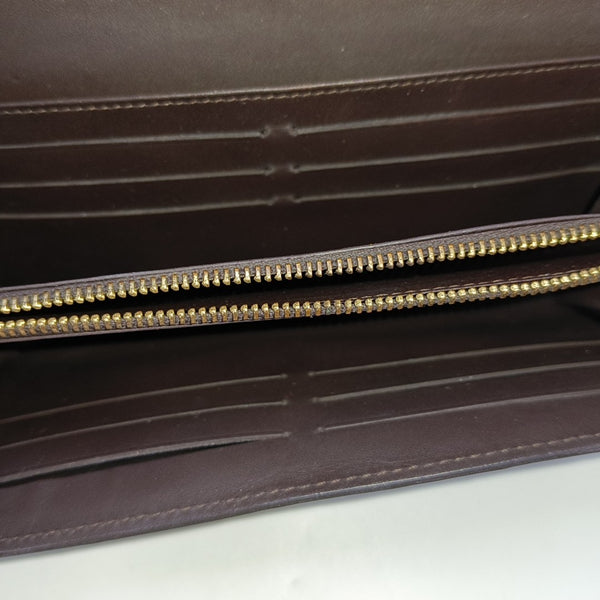 SARAH Patent Leather Red Wallet