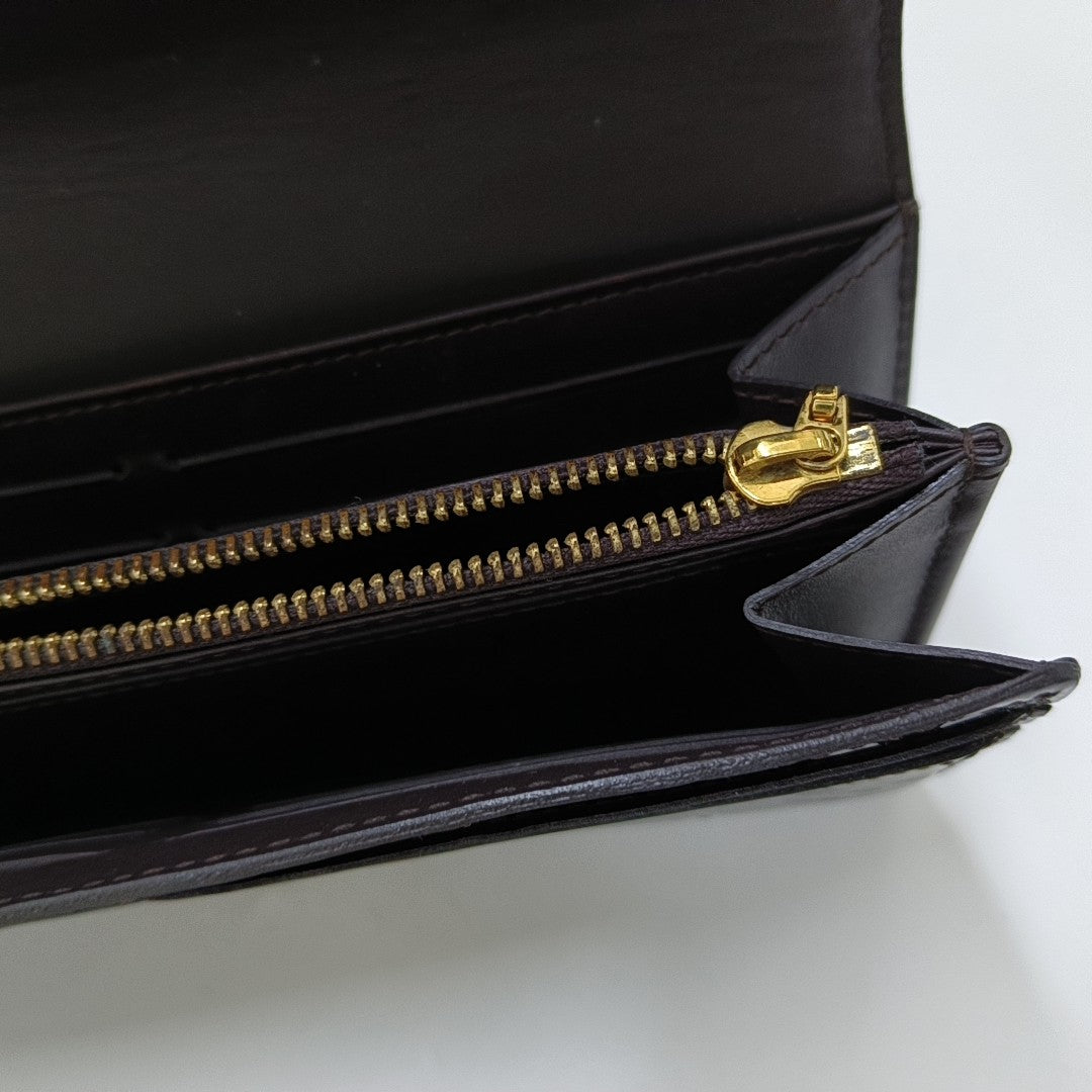 SARAH Patent Leather Red Wallet