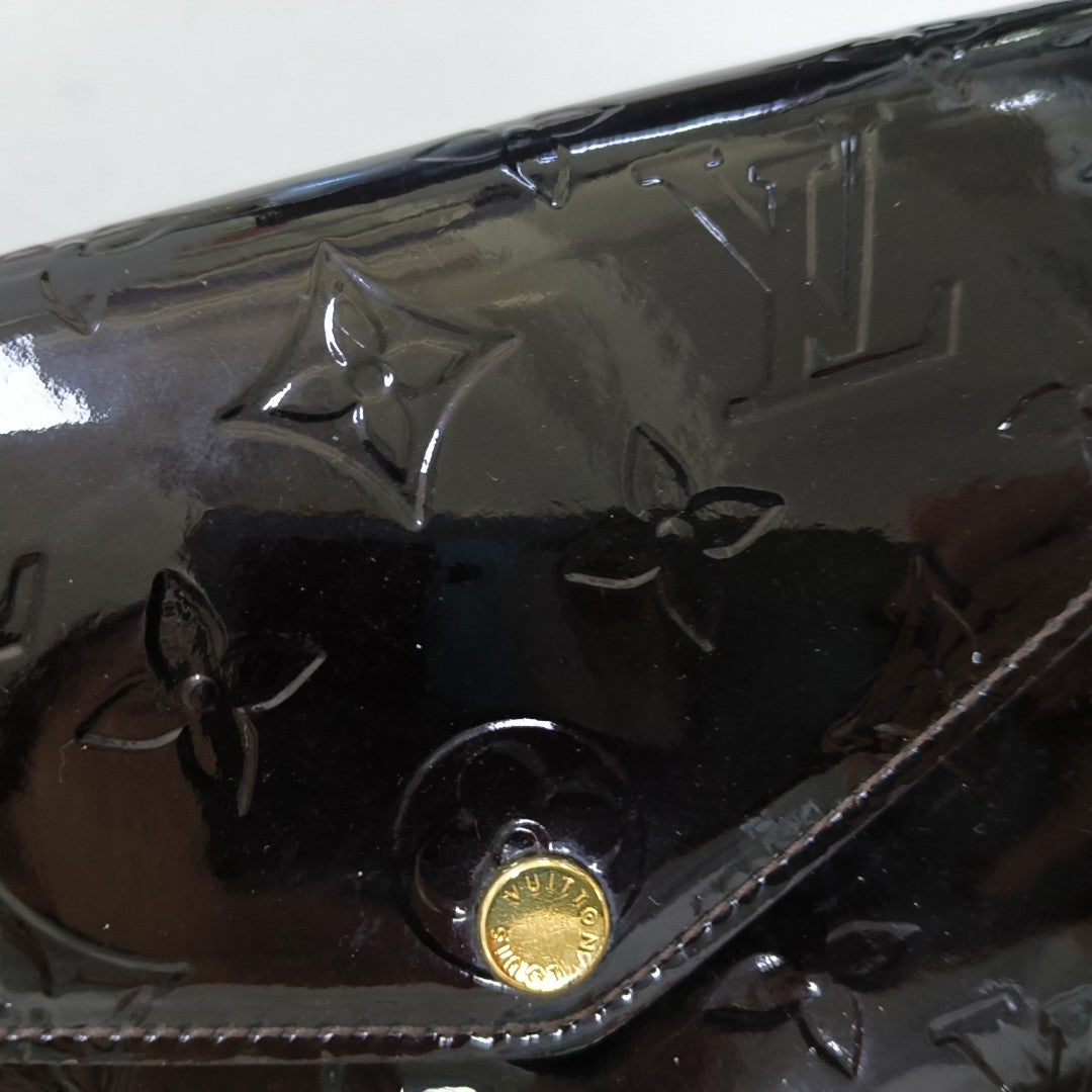 SARAH Patent Leather Red Wallet