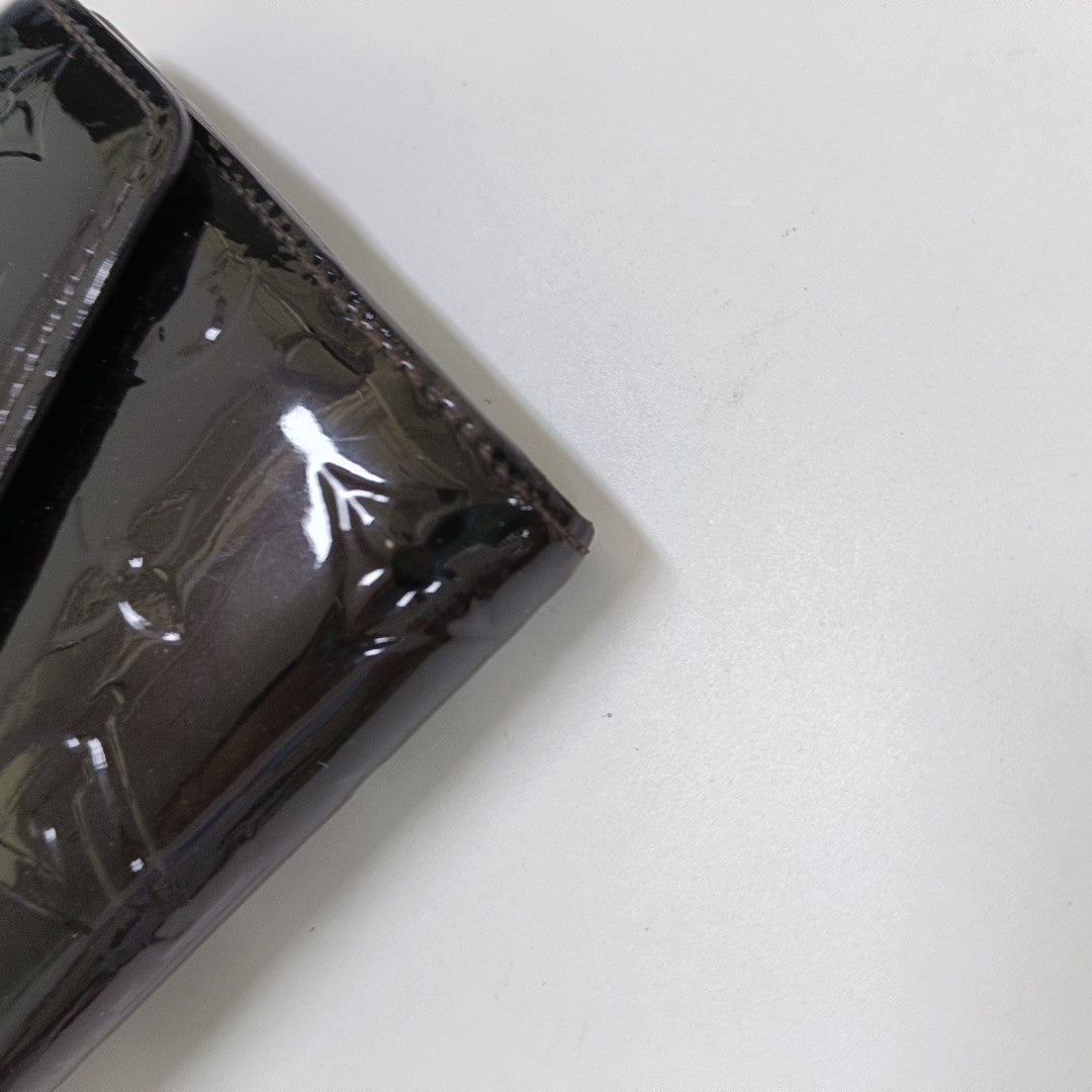 SARAH Patent Leather Red Wallet