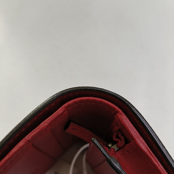 GG Supreme Monogram Coated Canvas Gray Wallet