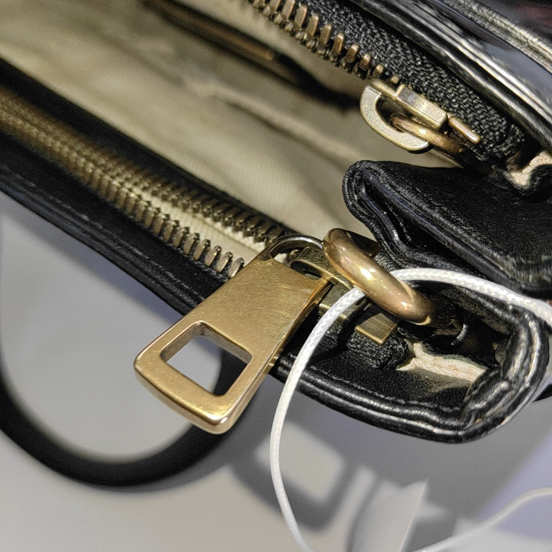 Bright Bit Calfskin Black