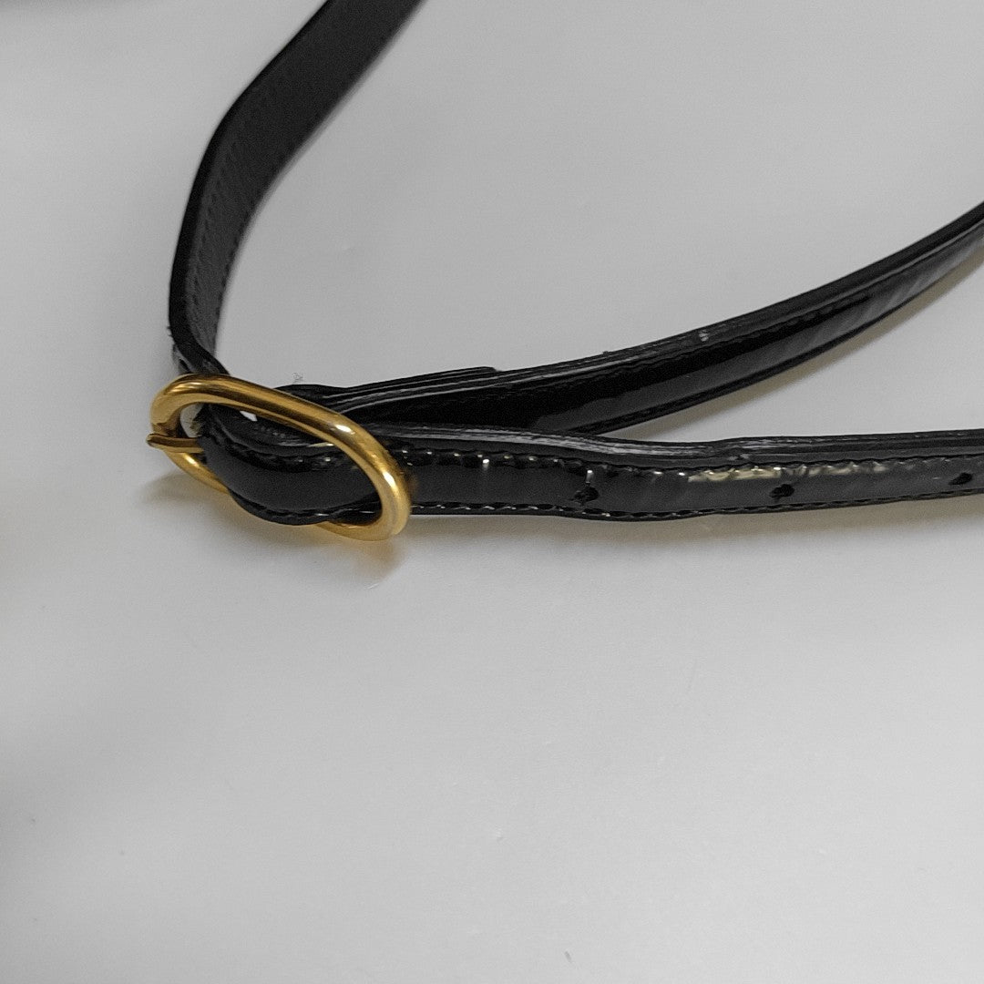 Bright Bit Calfskin Black