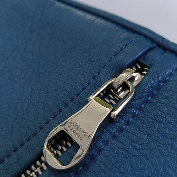 Heritage Medium Calfskin Blue
