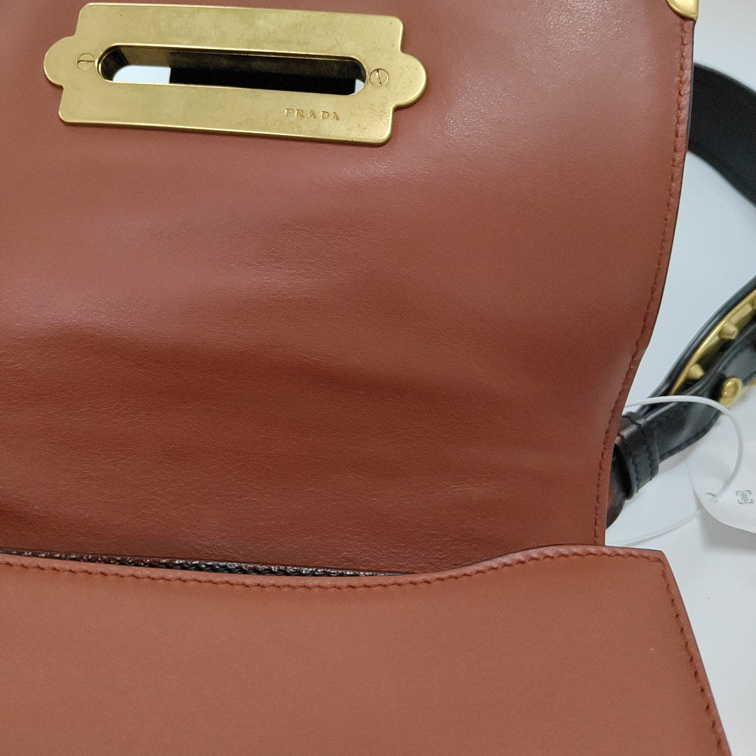 Cahier Mini Saffiano Calfskin Red