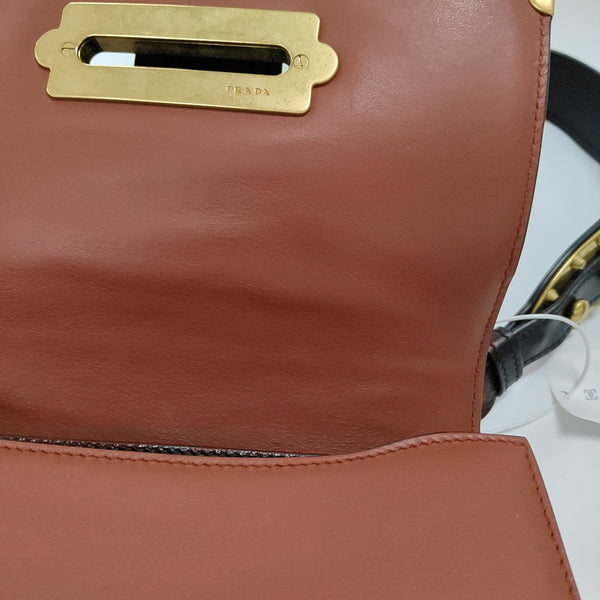 Cahier Mini Saffiano Calfskin Red