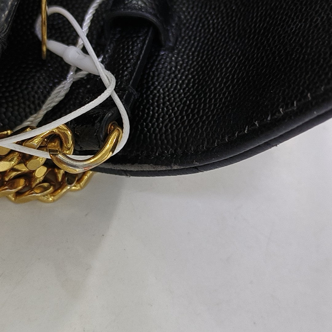 MONOGRAM Medium Quilted Calfskin Black