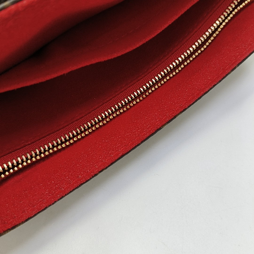 SAINT PLACIDE Monogram Coated Canvas Brown