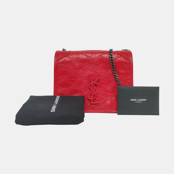 Authenticated pre-owned  Niki Mini Calfskin Red - Handbags at Looply