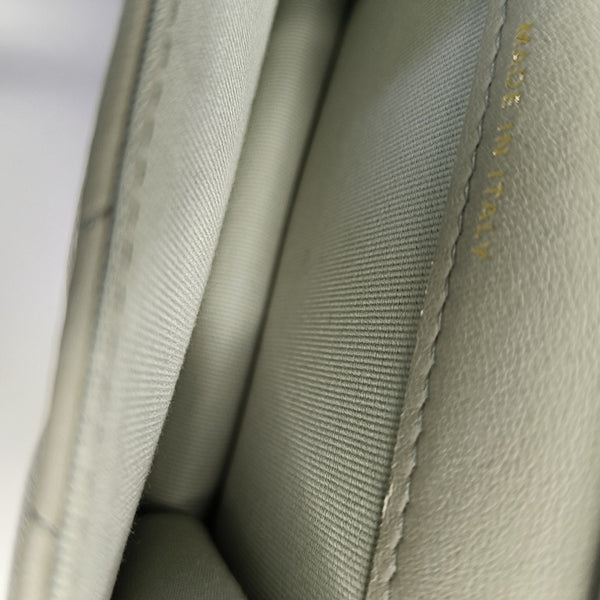 Authenticated pre-owned  Chanel 19 Quilted Lambskin Gray - Crossbody Bag at Looply
