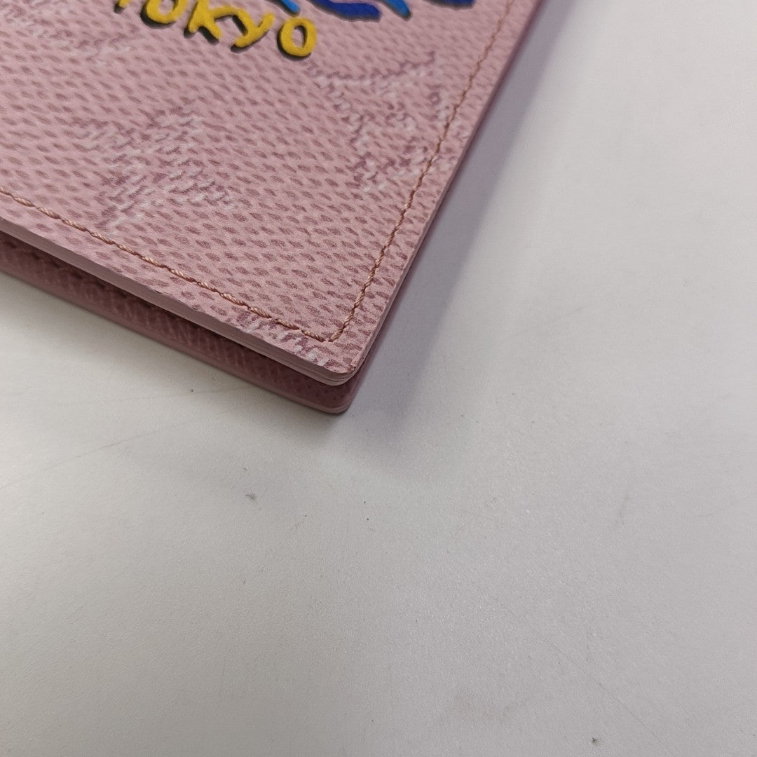 Monogram Coated Canvas Wallet Pink