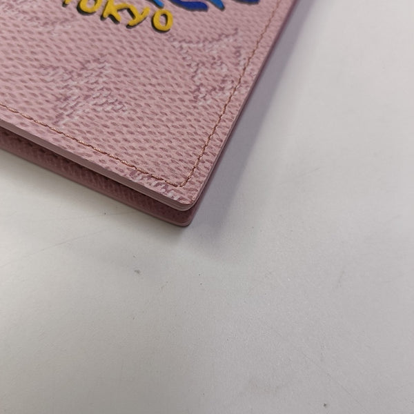 Monogram Coated Canvas Wallet Pink