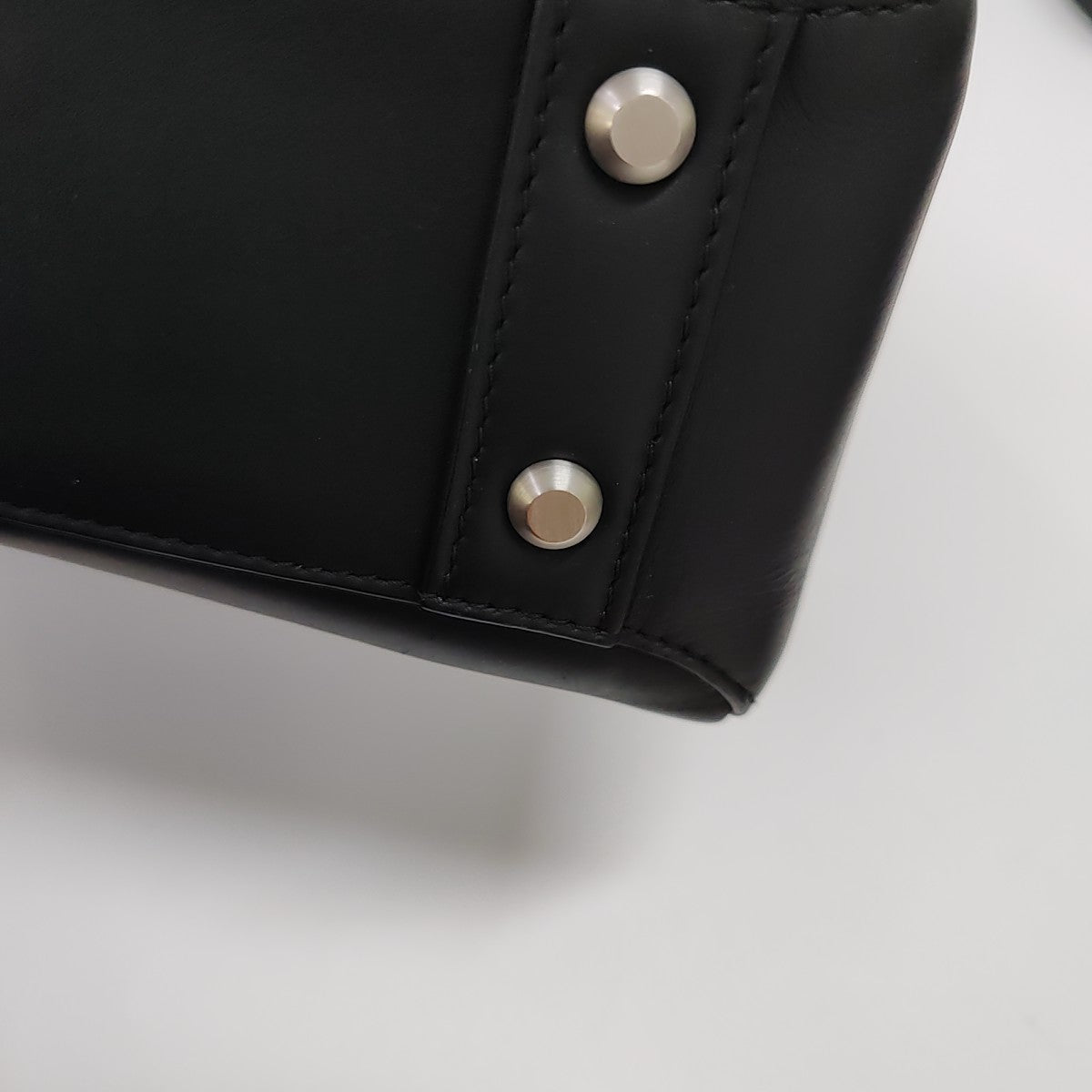 Piazza Small Calfskin Black