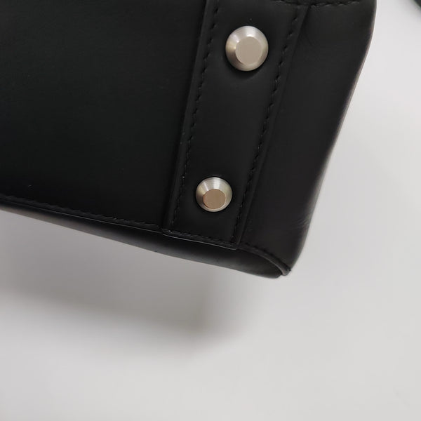 Piazza Small Calfskin Black