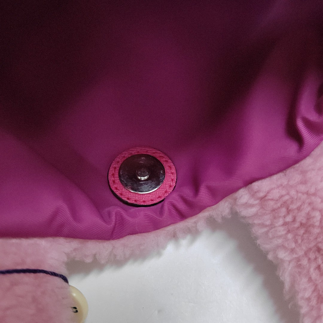 Children’s GG Bucket Sheepskin Pink