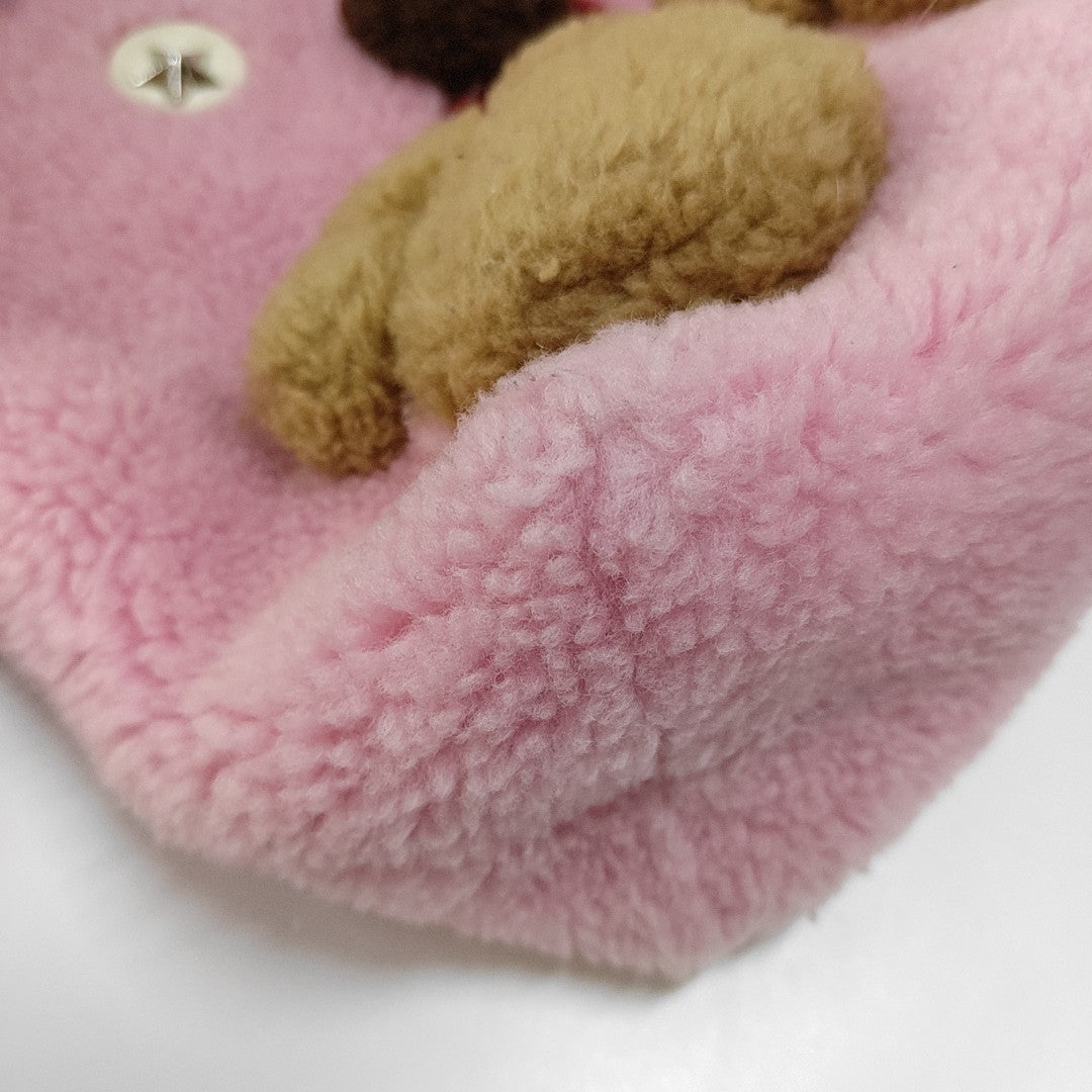 Children’s GG Bucket Sheepskin Pink