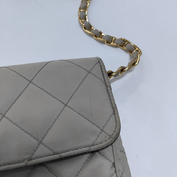 Quilted Nylon Beige