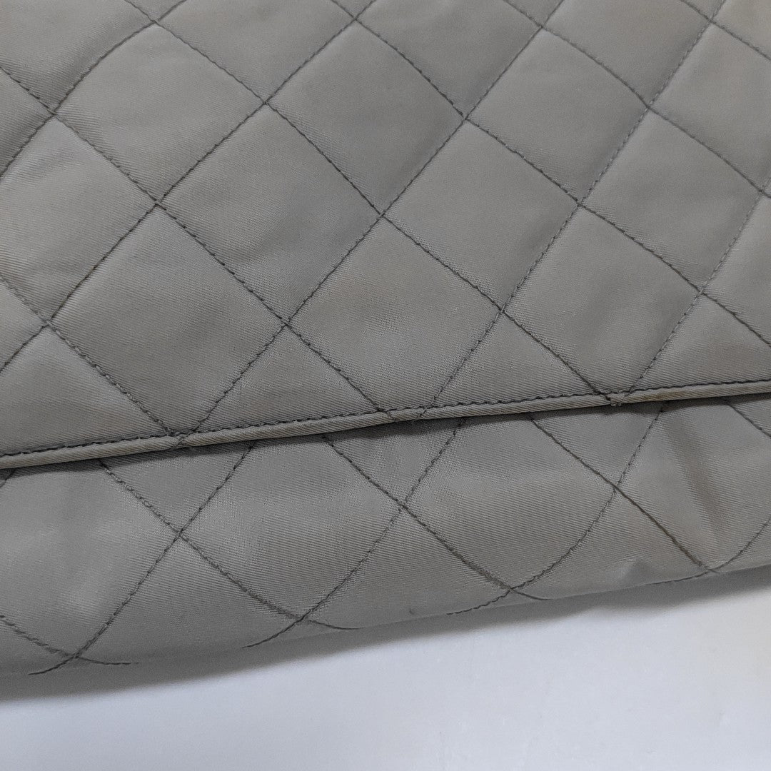Quilted Nylon Beige