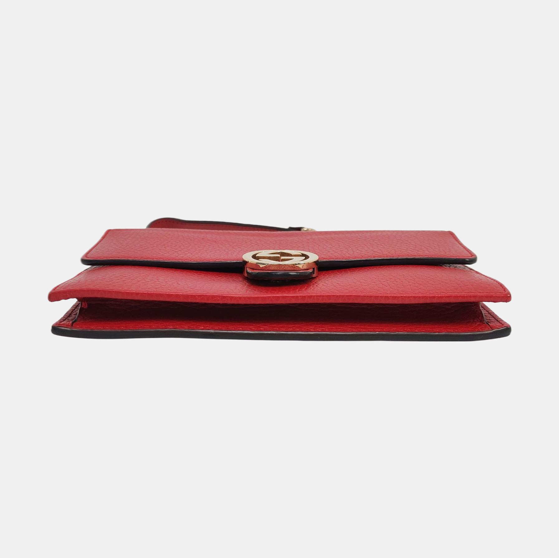 Authenticated pre-owned  Interlocking G Calfskin Red - Handbags at Looply