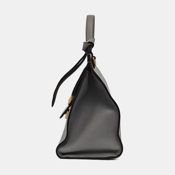 Authenticated pre-owned  GG Marmont Top Handle Calfskin Gray - Crossbody Bag at Looply