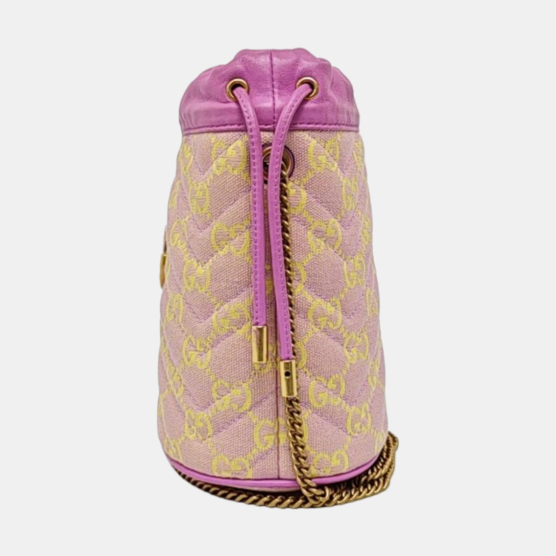 Authenticated pre-owned  GG Marmont Canvas Pink - Shoulder Bag at Looply