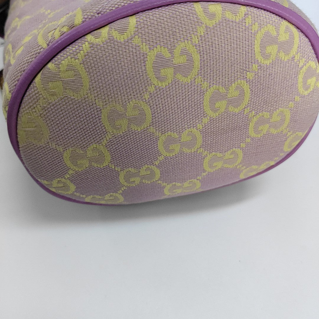 Authenticated pre-owned  GG Marmont Canvas Pink - Shoulder Bag at Looply