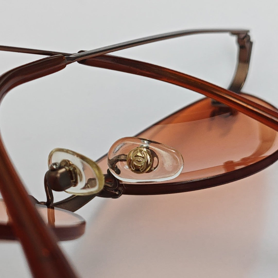 Metal Sunglasses Orange