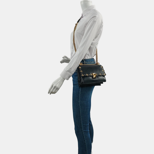 Authenticated pre-owned  Kan I Small Calfskin Black - Handbags at Looply