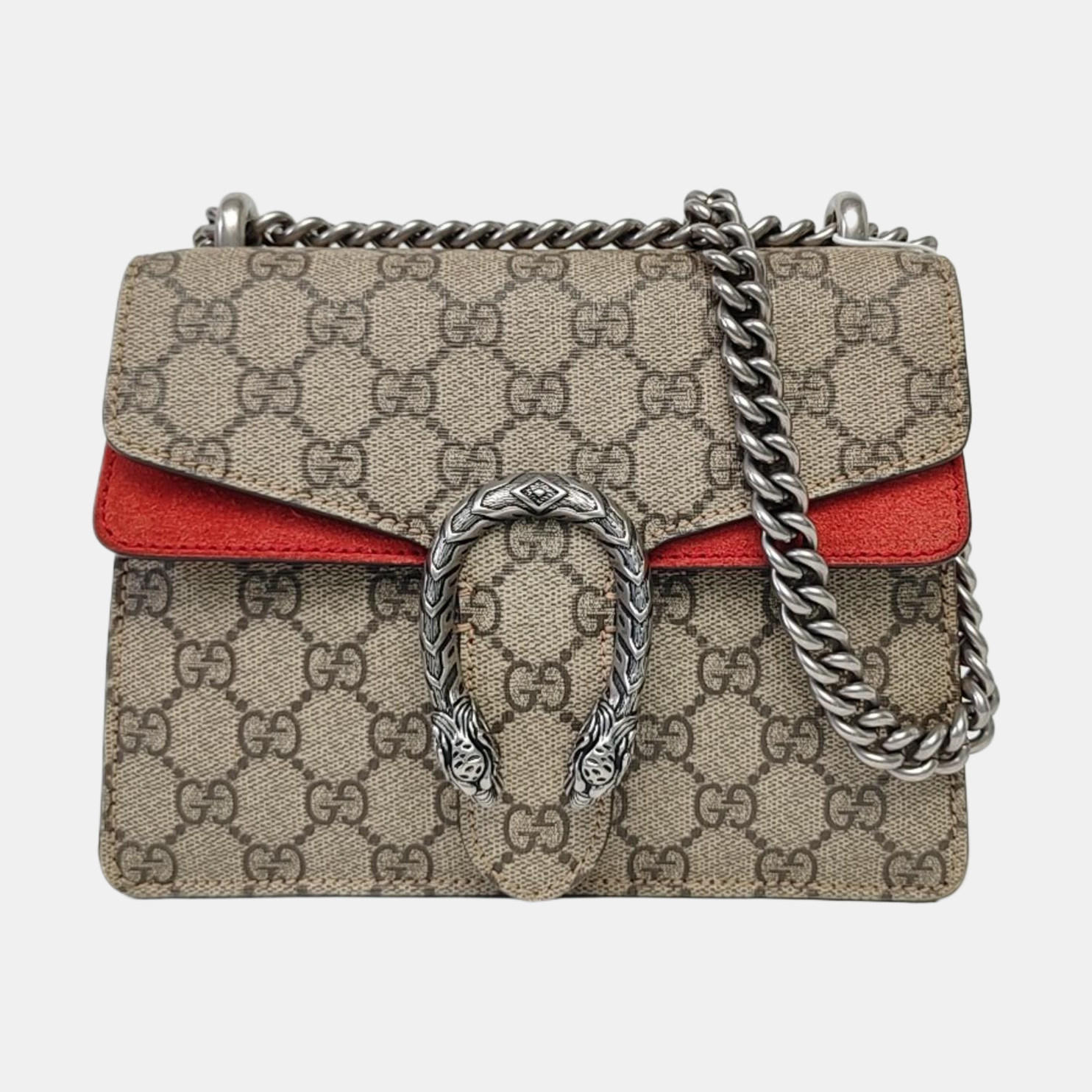 Authenticated pre-owned  Dionysus Super Mini Monogram Coated Canvas Beige - Crossbody Bag at Looply