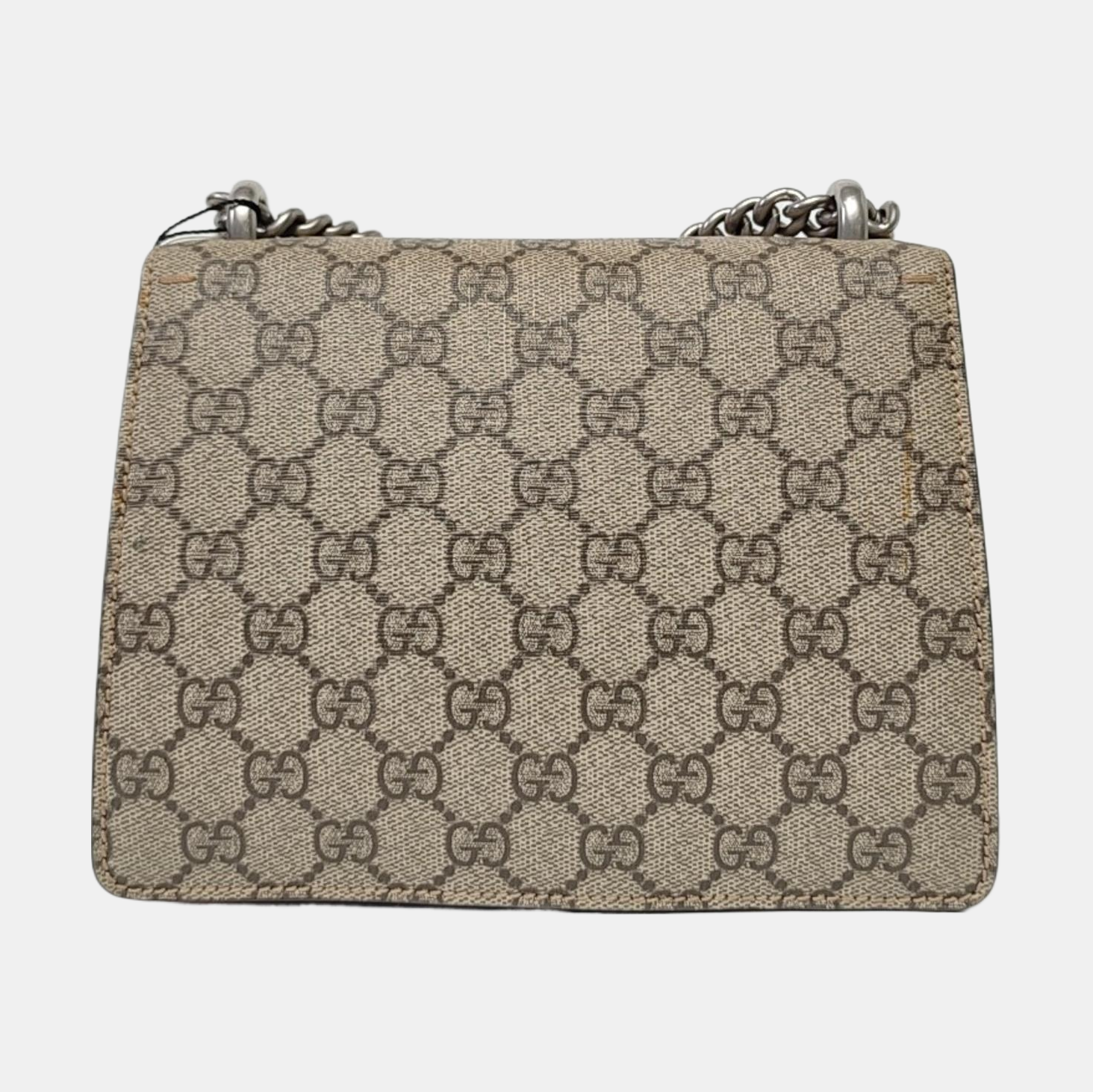 Authenticated pre-owned  Dionysus Super Mini Monogram Coated Canvas Beige - Crossbody Bag at Looply