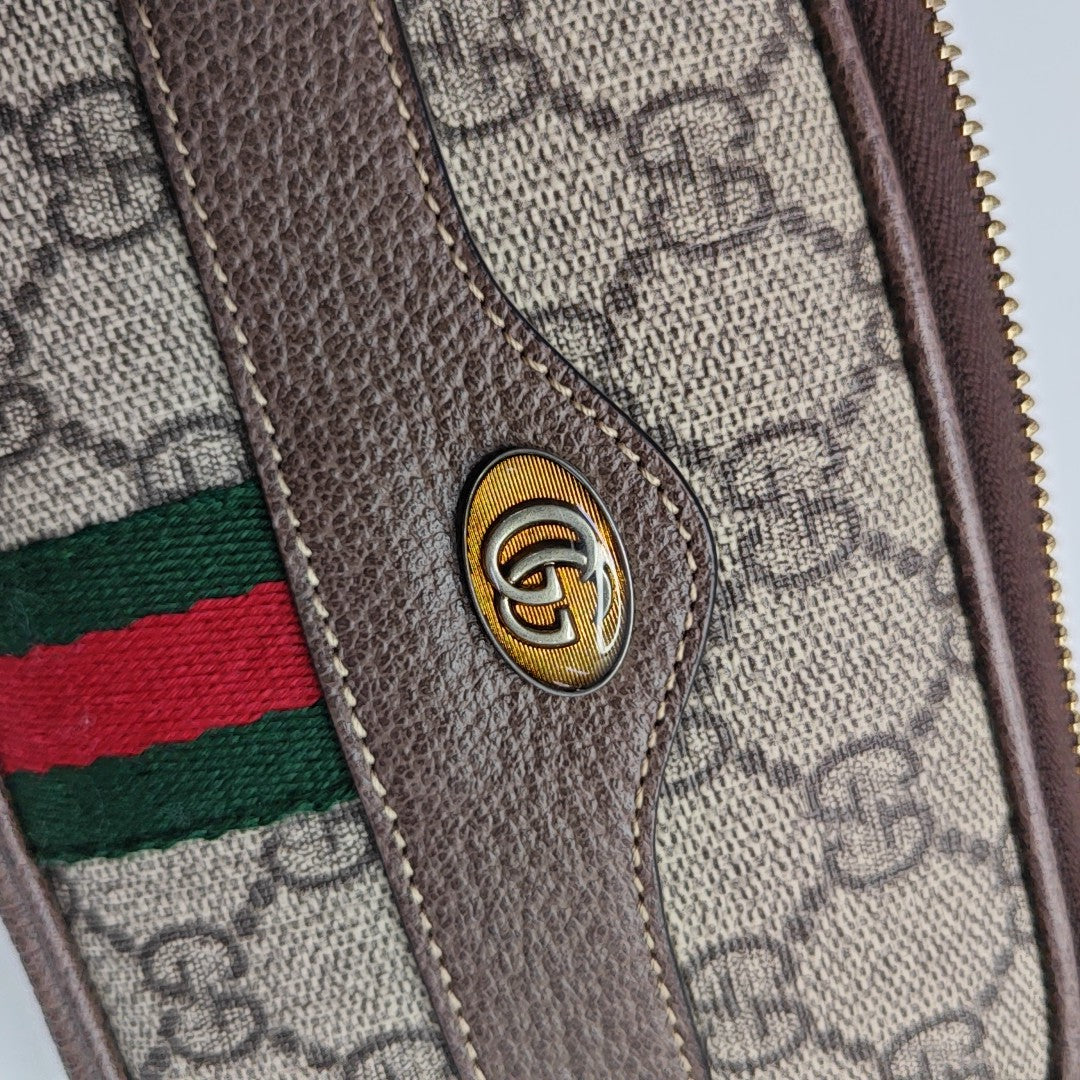 Authenticated pre-owned  Ophidia Monogram Coated Canvas Beige - Belt Bag at Looply